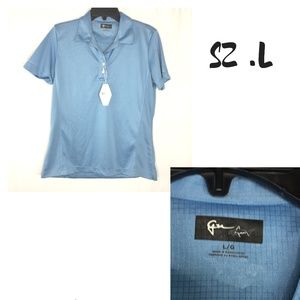 GREG NORMAN GOLF POLO SZ L